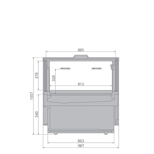09rbzu4lbkeva8ena74u3b6pe17phb6l.webp Бонета морозильная BRANDFORD AQUARIUS НТ 120 + суперструктура + ограничители полок