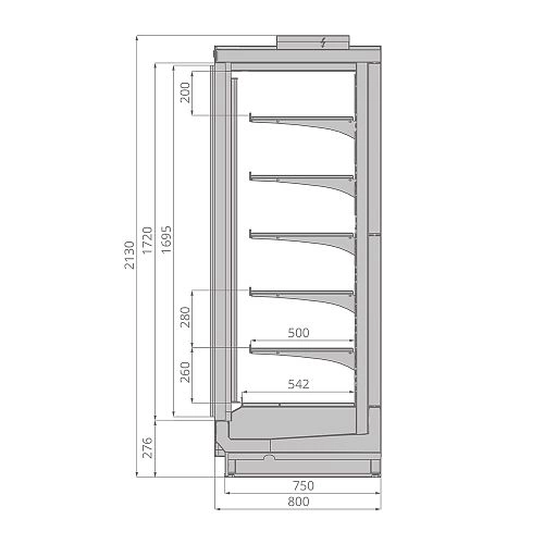 2007148ae1682349ce2638ea15b05d3f.webp Шкаф морозильный BRANDFORD ODISSEY Slim 250