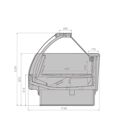 2b876c7ff9c04401d35d0f242d429ec1.webp Витрина холодильная BRANDFORD AURORA 190 низкотемпературная