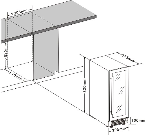 8bey6276eiyczeo1b7qc5boeaapvcmn4.webp Шкаф винный CELLARPRIVATE CP020-1TWH