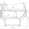 98ed9dafebff2a19d5649f7b822d2742.webp Витрина холодильная BRANDFORD AURORA Slim 190 рыба на льду SELF