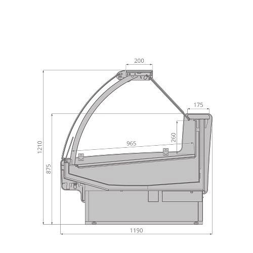 b945a8ba420e83e7c8ab0d3133583bf7.webp Витрина холодильная BRANDFORD AURORA 320 вентилируемая