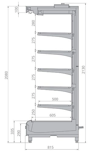 c3mlvgd56vlwbs077vnoua40atrukk1d.webp Горка холодильная BRANDFORD VR2080.800 1250