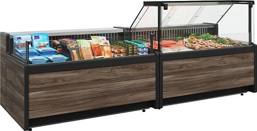 Витрина холодильная CARBOMA GC111 SM 2,0-1 газлифт 1010 мариель