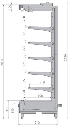 tj8i2v596pwtfharqugktfpm2cwpi0ic.webp Горка холодильная BRANDFORD VR2080.700 1250