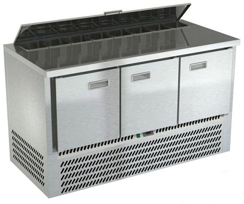08gf80cm02wy573wbp00l8rc7ivghhka.webp Стол холодильный ТЕХНО-ТТ СПН/С-126/30-1406 для салатов