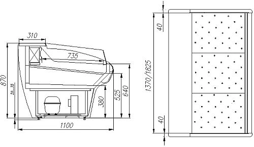 8262e265730c4a75765b3aca82051ed8.webp Витрина холодильная для рыбы CARBOMA ВХСл-2,0 G110 (G110 SP 2,0-2) статика