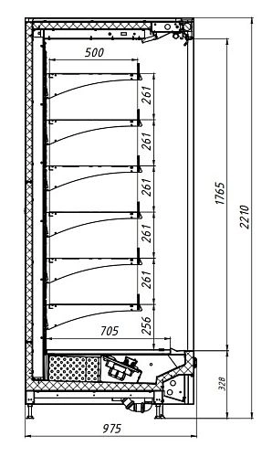 a067ccade3621fca5c8bd2ad5ea91fb5.webp Витрина холодильная POLAIR MONTE MH 2500