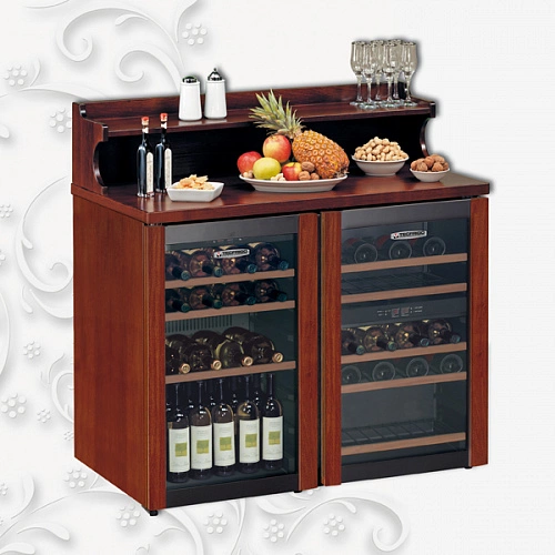 cc304584d25025c1ea8da8fe0bf2c63b.webp Шкаф винный TECFRIGO CREATIVE 320 темный орех