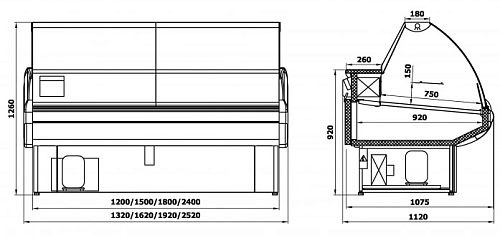 d1e155084dbdcb40d6188ed518cacee5.webp Витрина холодильная ENTECO Вилия 240 ВСн