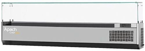 doffg3cvuvx4pybxuis7bh8o4gsda7td.webp Витрина настольная холодильная APACH Chef Line LDR13032GR без агрегата