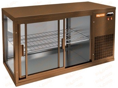 fd320c3786af768b8dbf9148d9f3465d.webp Настольная холодильная витрина HICOLD VRL 1100 R Bronze