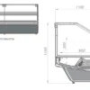 Витрина холодильная кубическая KIFATO Берлин 1250х1125х1150 СТ