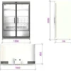pnloxk569ciq45vmak2qwa32pw0odjg0.webp Шкаф морозильный KIFATO Арктика 1500х800х2050 НТ стеклянная дверь