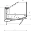 qsezfa9ps1swkx1vds0lgn6qibann51b.webp Витрина холодильная кубическая KIFATO Берлин 3750х1125х1150 вынос