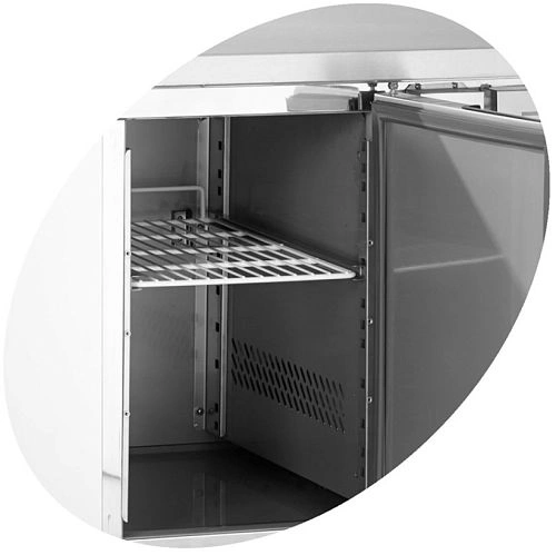 Стол морозильный с бортом TEFCOLD GF72