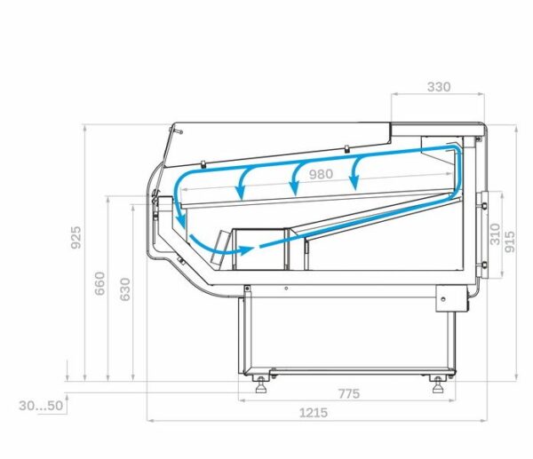 097dd6ehq0882dob4fykrps9vb0rmbrh Витрина холодильная открытая Carboma G120 VM 2,0-2 KombiLux (динамика)