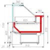Витрина морозильная Carboma GC95 SL 2,0-1 0430 (ВХСн-2,0 Carboma GC95 Inox)