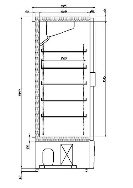 Морозильный шкаф Ариада Рапсодия R1520LX