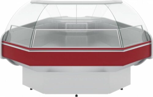 Витрина холодильная Carboma G120 VV-5 (внешний угол, динамика)