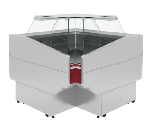 Витрина холодильная Carboma GC120 VV-6 (внутренний угол, динамика, 3004)