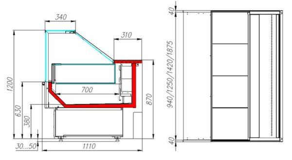 m8ahfme2q06c1p5gdajddrkfo2a8pz8d Витрина морозильная Carboma GC110 SL 2,0-1 (с боковинами) (0011-9006)