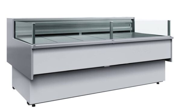 Холодильная витрина Carboma GC110 VM 2,0-2 (с боковинами, динамика, открытая) (0011-9006)