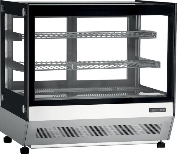 1_1969c4a1b2c9bb91cfd48529e105b393 Витрина кондитерская настольная TEFCOLD LCT750F/BLACK