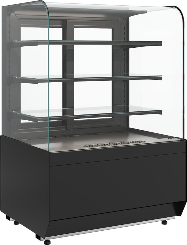Витрина кондитерская Carboma Radius KR70 VM 0,9-1 Light (Techno 9005)