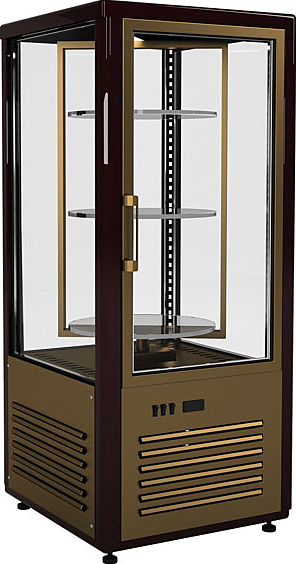 Витрина кондитерская Carboma D4 VM 120-2 (R120Cвр, бежево-коричневый)